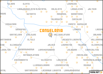 map of Candelaria