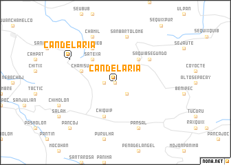 map of Candelaria