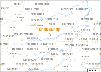 map of Candelaria