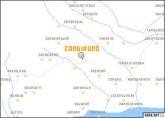 map of Candipuro