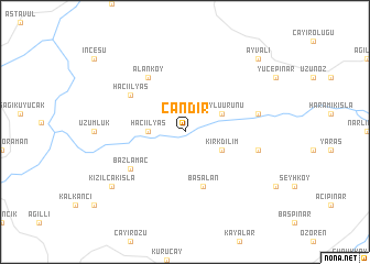 map of Çandır