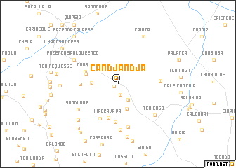 map of Candjandja