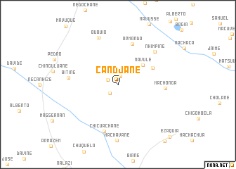 map of Candjane