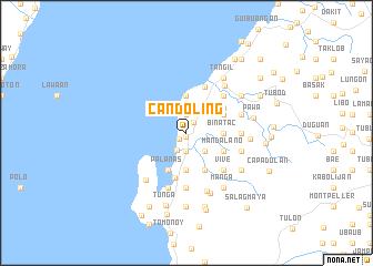 map of Candoling