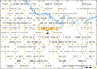 map of Canedinho