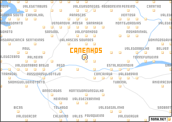 map of Canenhos