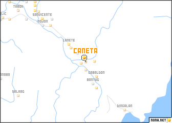 map of Caneta