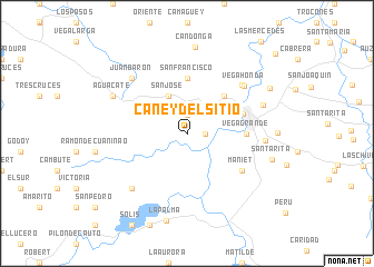 map of Caney del Sitio