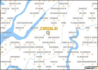 map of Cangalai