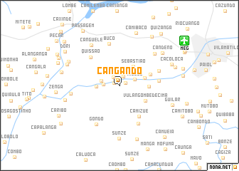 map of Cangando