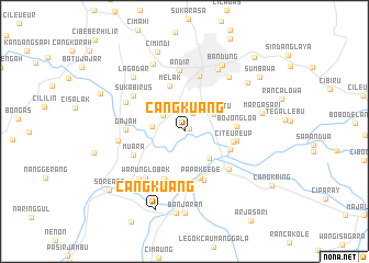 map of Cangkuang