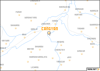 map of Cangyan