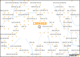 map of Canhaga