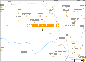 map of Canhala Colohombo