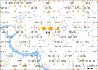 map of Canh Hoạch