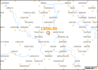 map of Canh Lãm