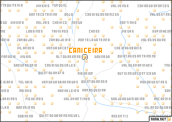 map of Caniceira