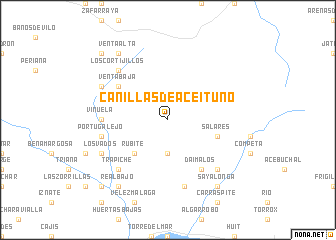 map of Canillas de Aceituno
