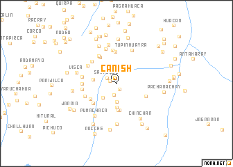 map of Canish