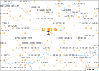 map of Cañitas
