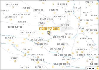 map of Canizzano