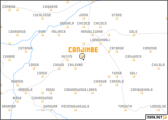 map of Canjimbe