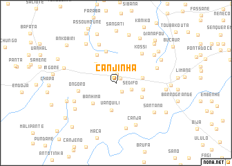 map of Canjinha