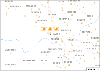 map of Canjunjo