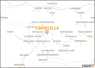 map of Cannecelle