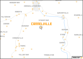 map of Cannelville