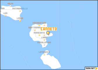 map of Canneto
