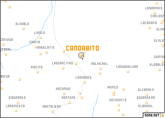 map of Canoabito