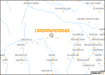 map of Canoa Número Dos
