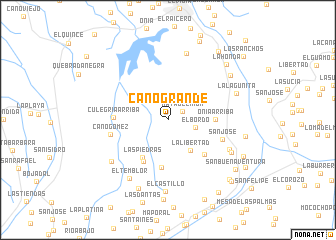 map of Caño Grande