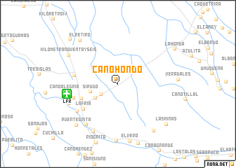 map of Caño Hondo