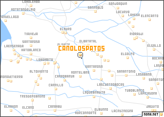 map of Caño Los Patos