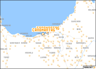 map of Canomantag