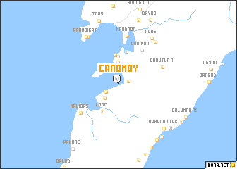 map of Canomoy