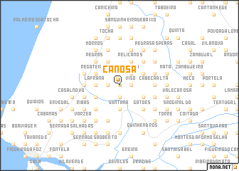 map of Canosa