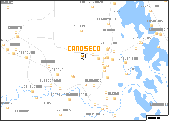 map of Caño Seco