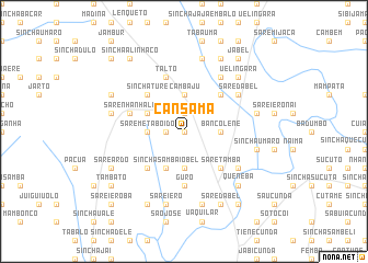 map of Cansama