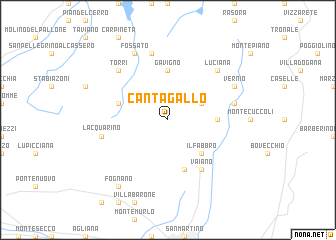 map of Cantagallo