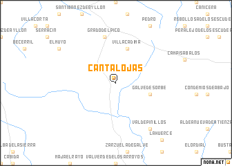 map of Cantalojas