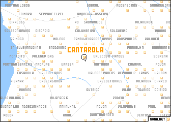 map of Cantarola