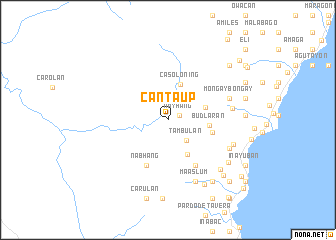 map of Cantaup