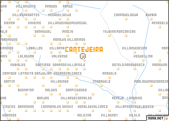 map of Cantejeira