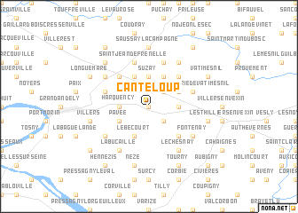 map of Canteloup