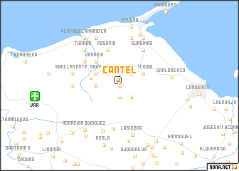 map of Cantel