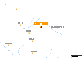 map of Cantemo