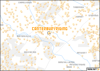 map of Canterbury Riding